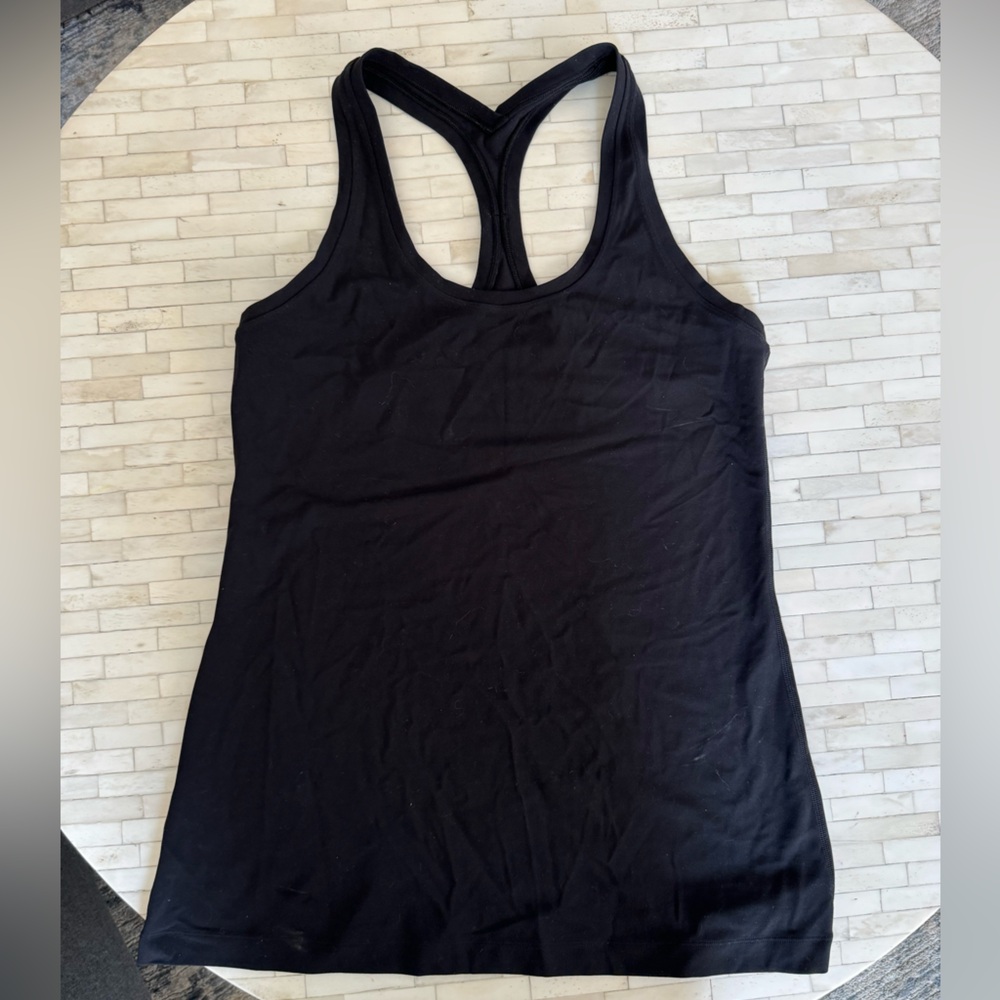 Lululemon Black Racerback Workout Tank - Size 10 | LIKE NEW